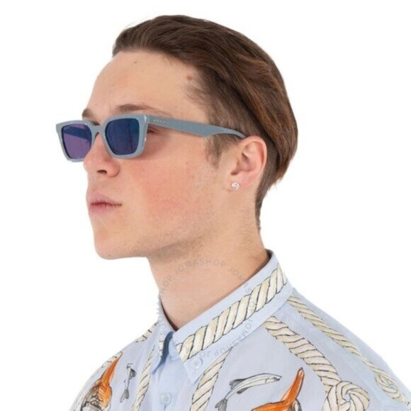 🕶️ New Gucci GG1539S 003 Sunglasses - Light Blue Frame - Picture 6 of 16